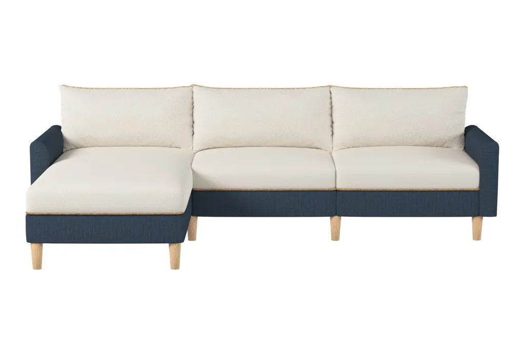 Modern L-Shaped Modular Sectional Sofa Beige Living Room Pregoods shop