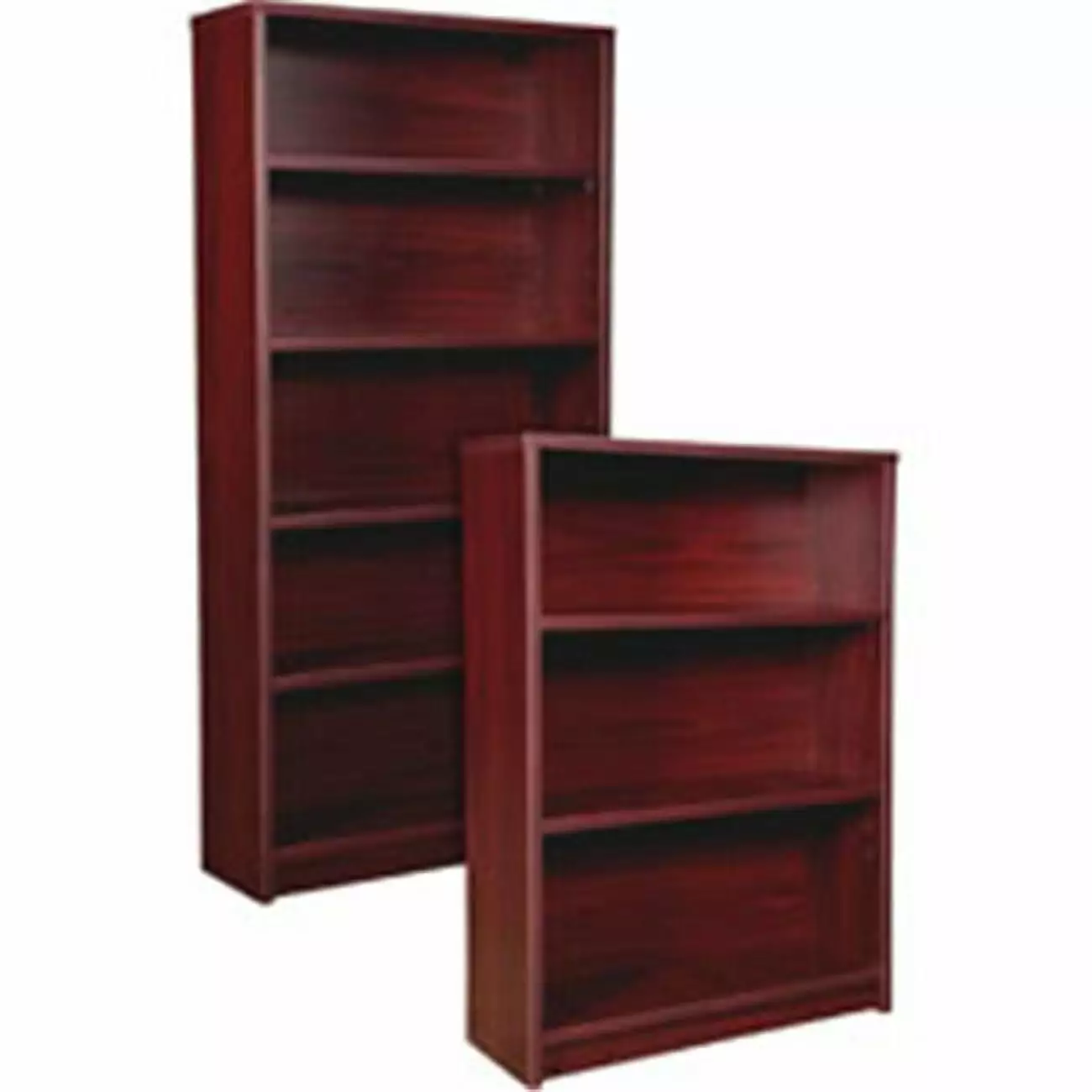 Prominence Laminate Bookcase Mahogany Newestedition