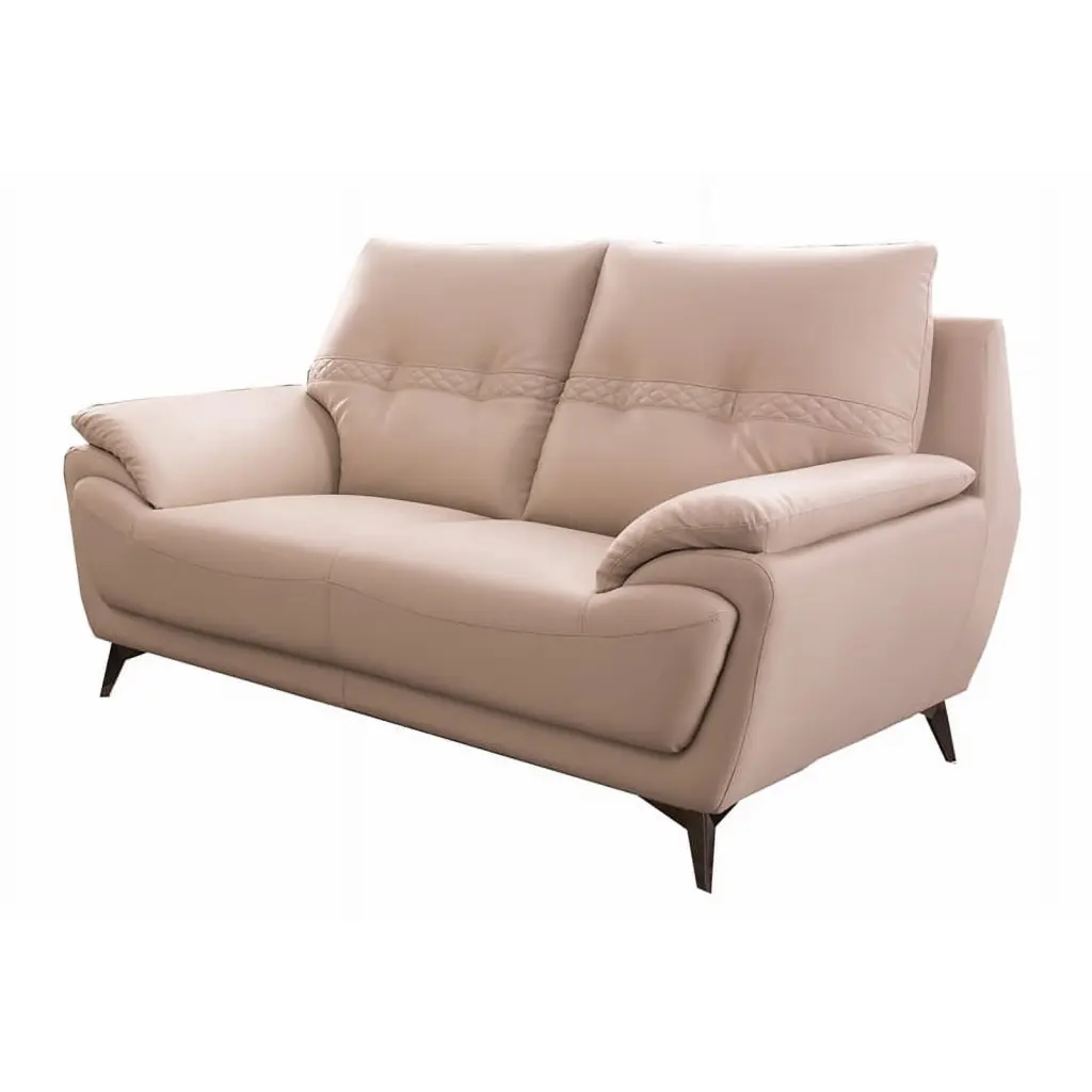 AE628 Light Ash Gray Microfiber Leather Love Seat Living Room American Eagle Furniture