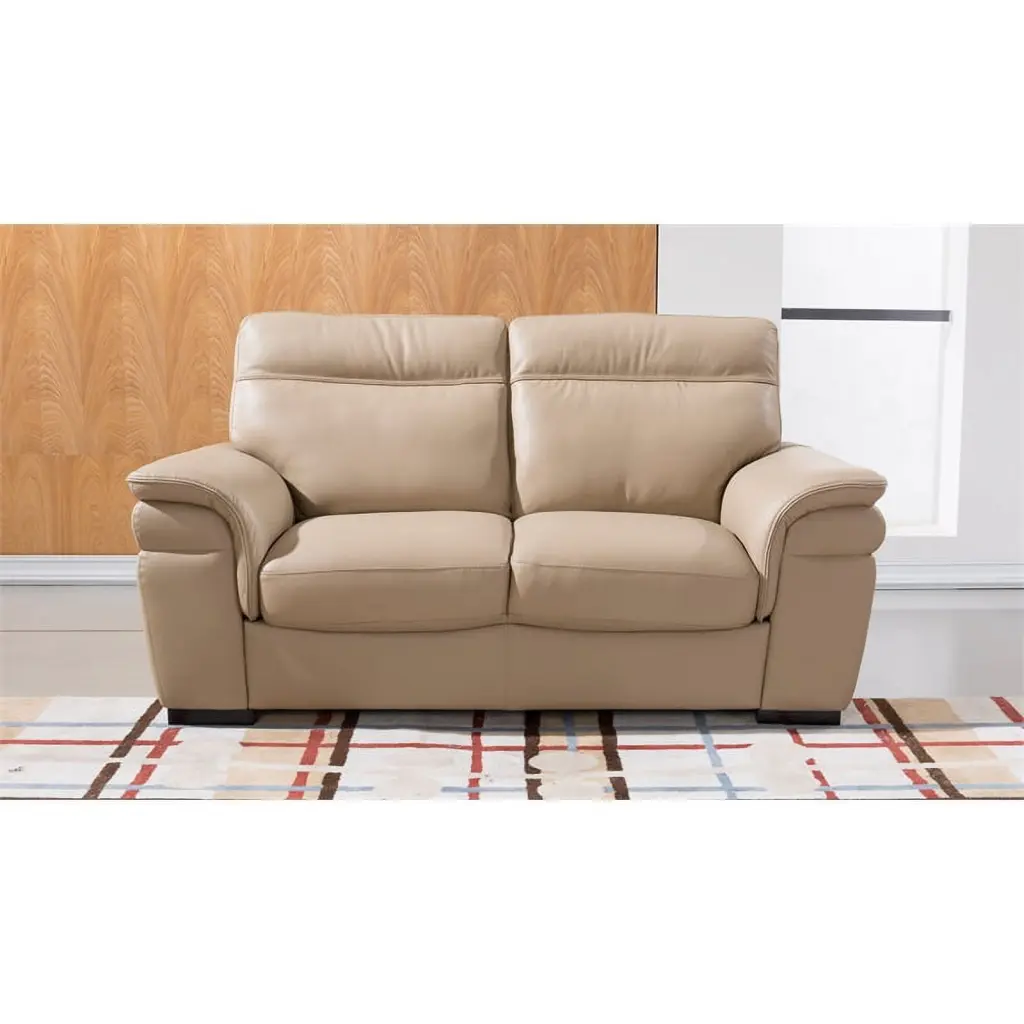 EK020 Tan Italian Leather Loveseat American Eagle Furniture