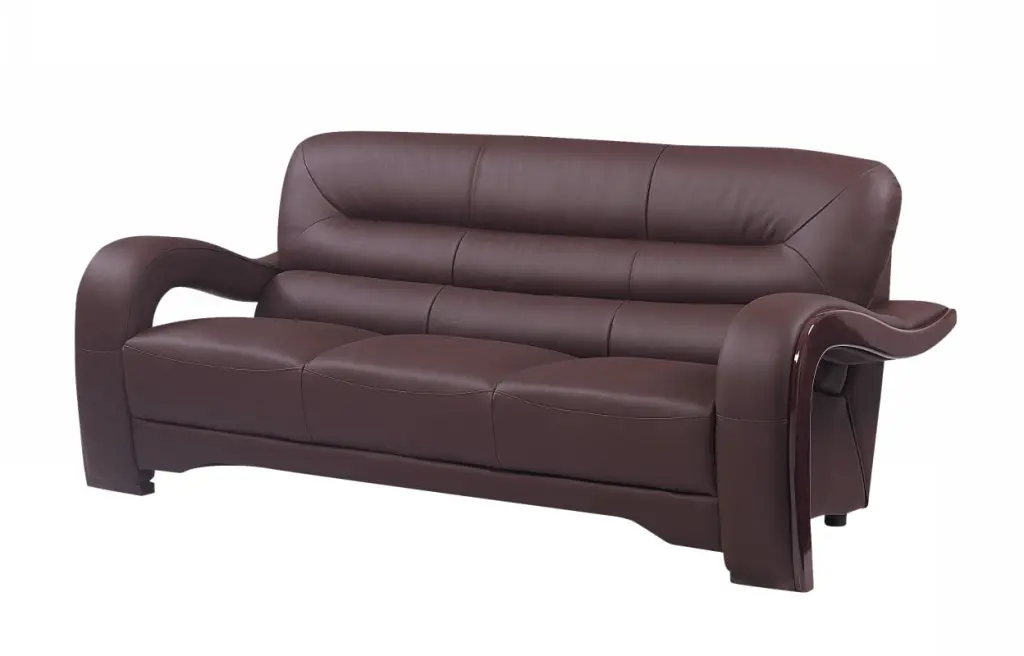 36 Glamorous Brown Leather Sofa - Elegant Living Room Furniture HomeRoots