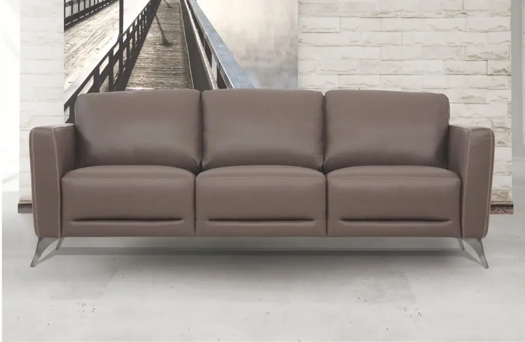 Malaga Sofa Taupe Leather 55000 - Elegant and Comfortable unknown