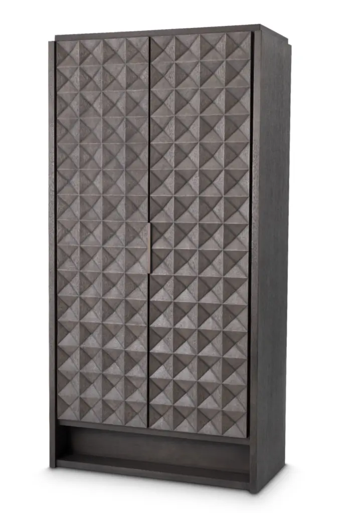 2-Door Meranti Wood Cabinet Eichholtz Jane Modern Storage Cabinet