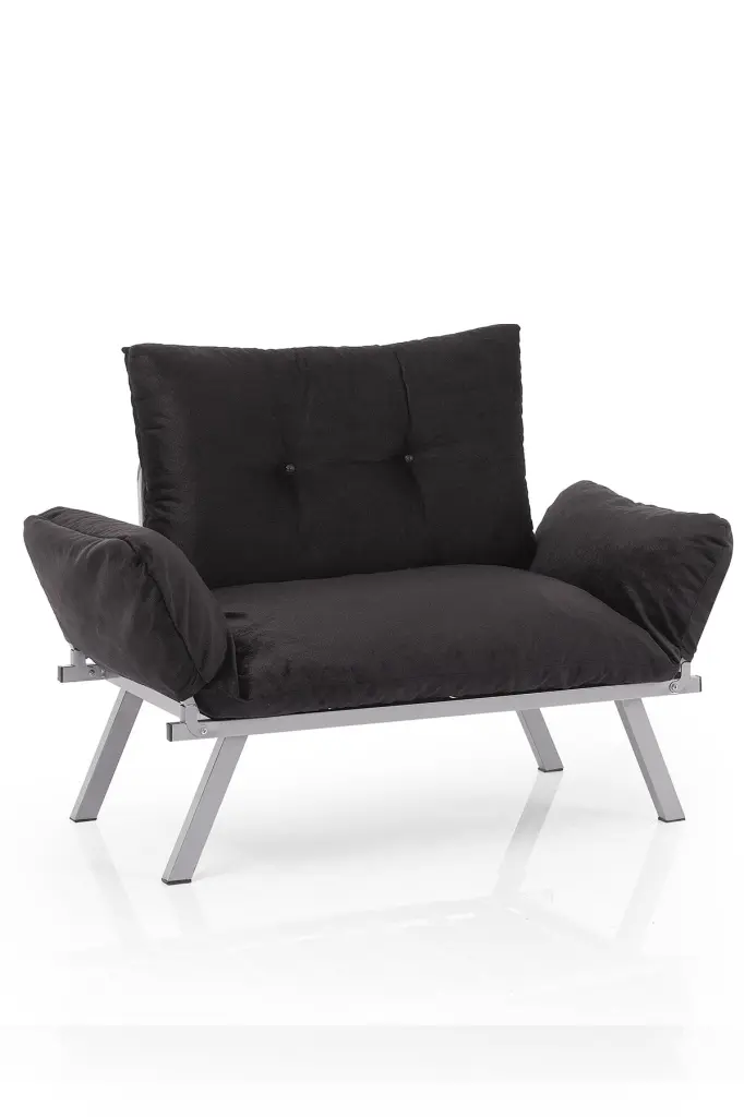 Modern Metal Legs Futon Loveseat Style and Comfort Small Spaces Yeah Depot