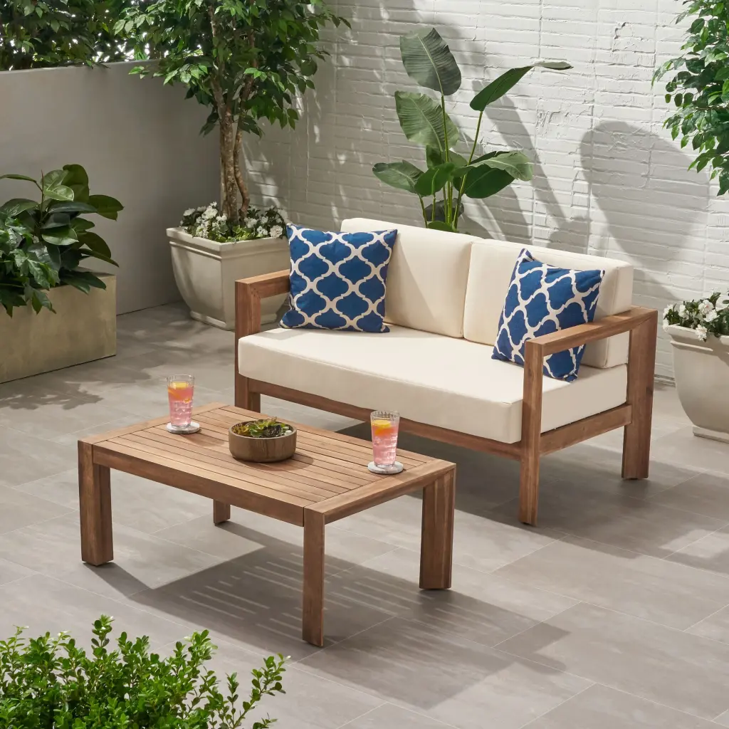 Homiyad Loveseat & Coffee Table Set CoSoTower