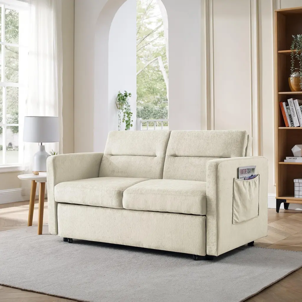 Living Pavilion Loveseat Sofa Bed Pull-out Bed and Adjustable Back unknown
