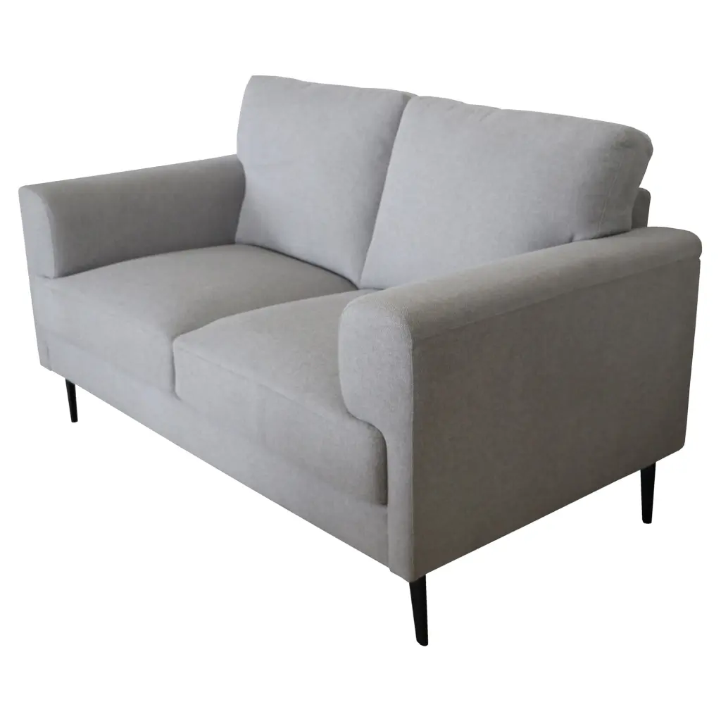 ACME Kyrene Loveseat Light Gray Modern Upholstered Sofa Small Spaces Acme Furniture