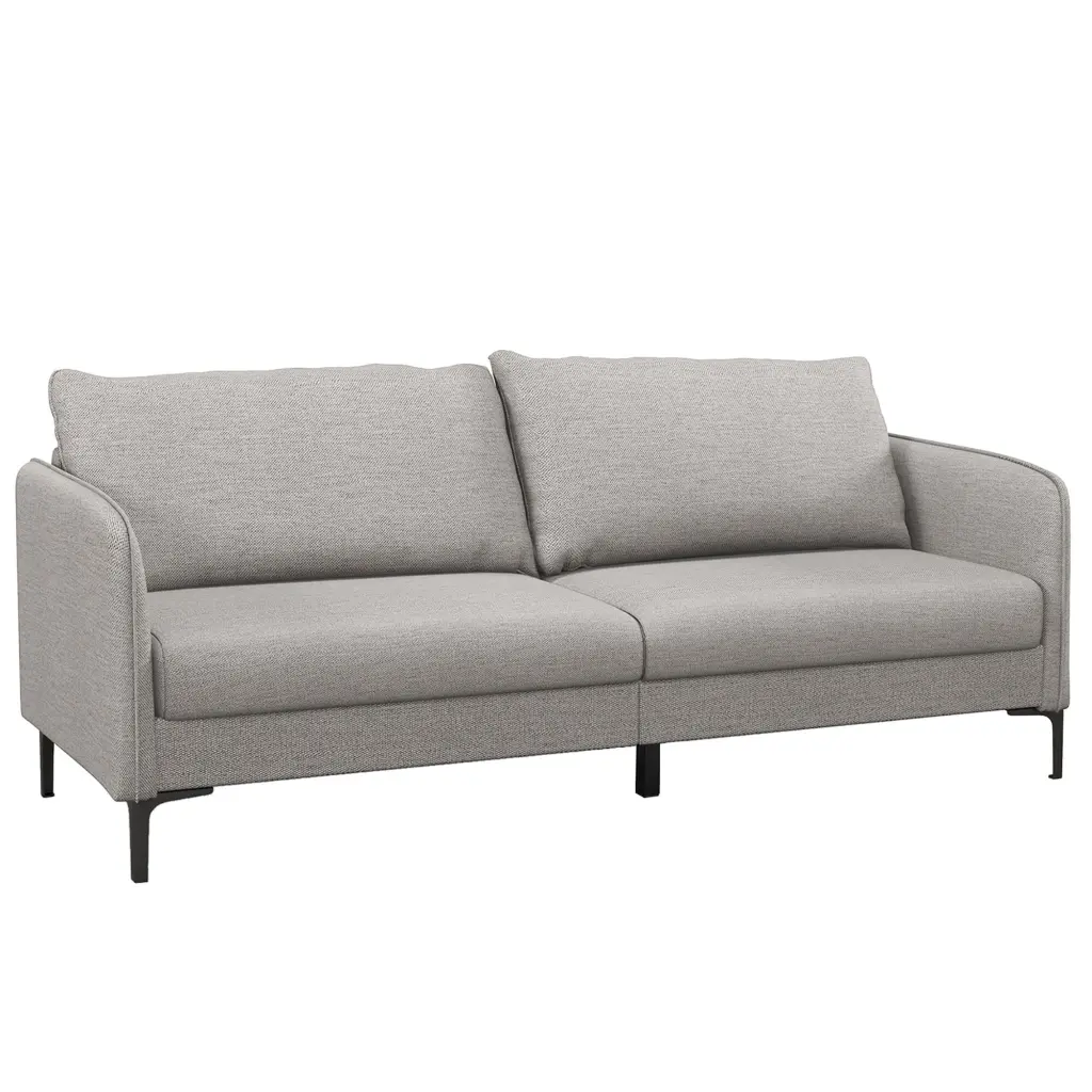 Modern 76 Inch Loveseat Sofa Couch Metal Legs Gray Bed Bath & Beyond