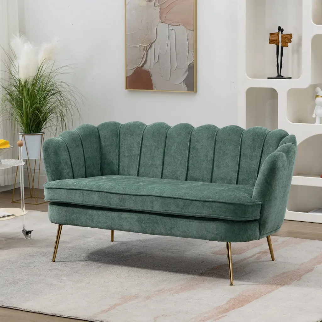59 Wide Modern Chenille Loveseat Small Sofa - Comfortable Two Seater Small Spaces Bed Bath & Beyond