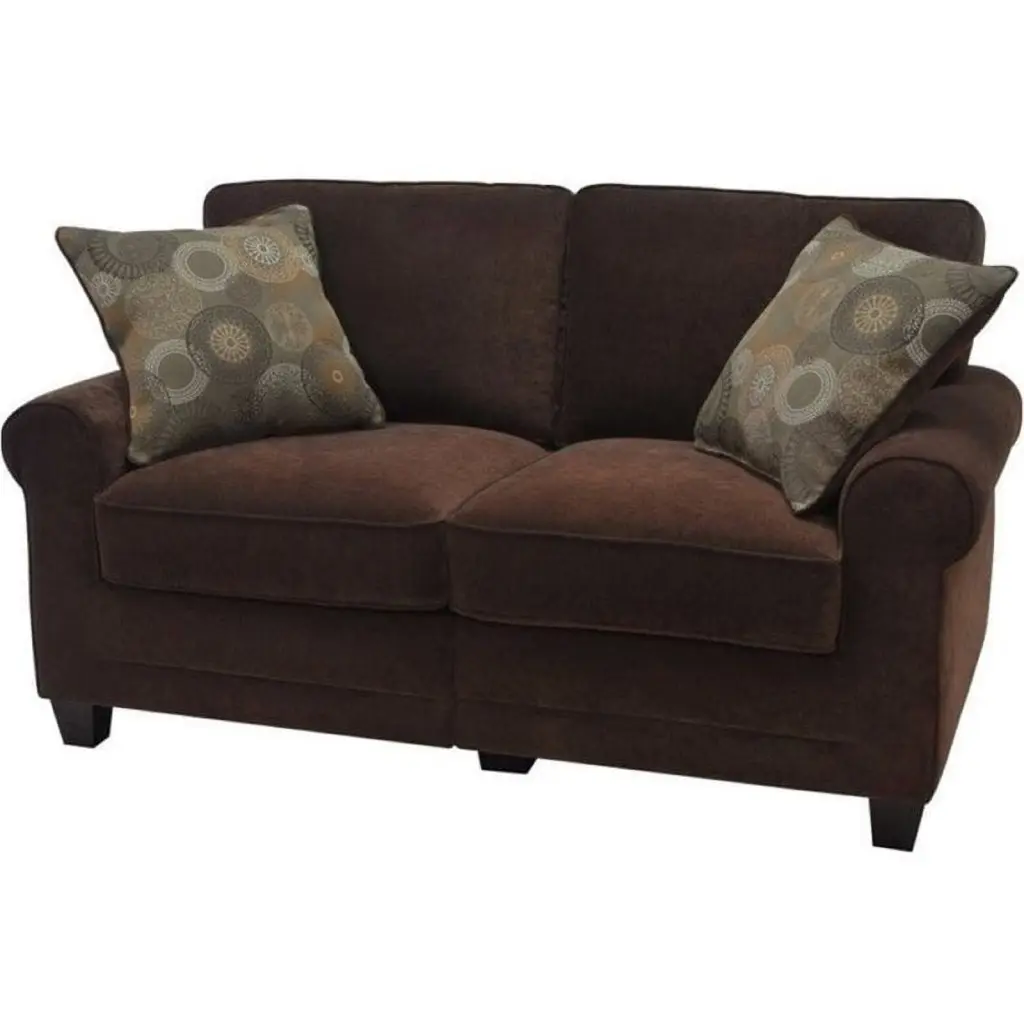 Bowery Hill Loveseat Rye Brown Cozy Living Rooms