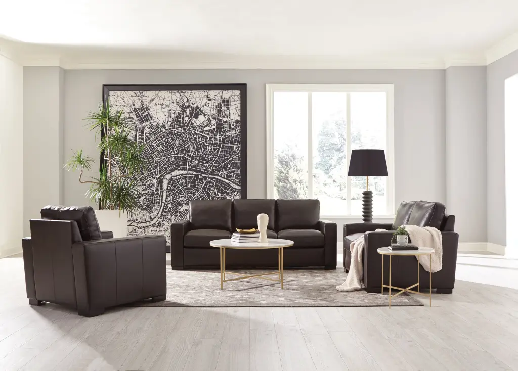Boardmead Track Arms Upholstered Loveseat Dark Brown - Traditional Two-Seater Couch Coaster Company