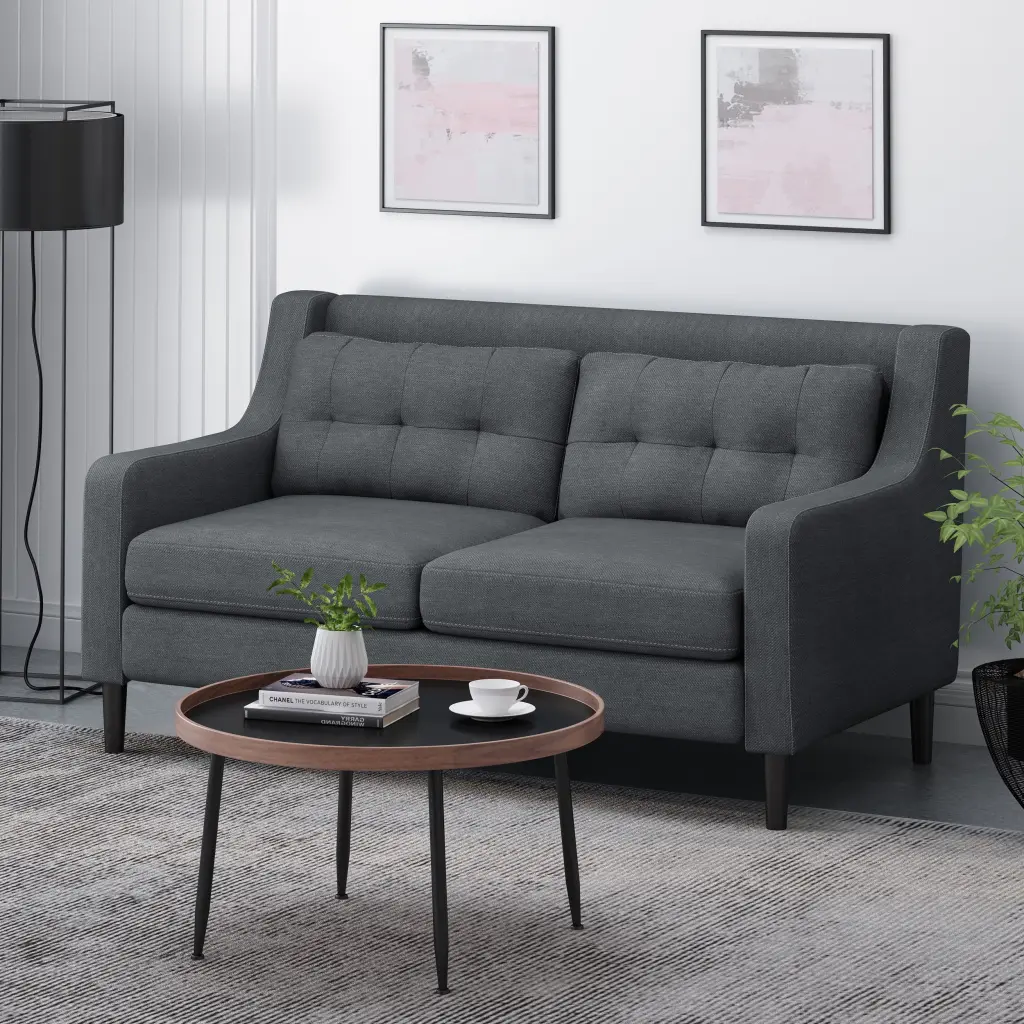DeeHome Loveseat Modern Design Compact Living Rooms