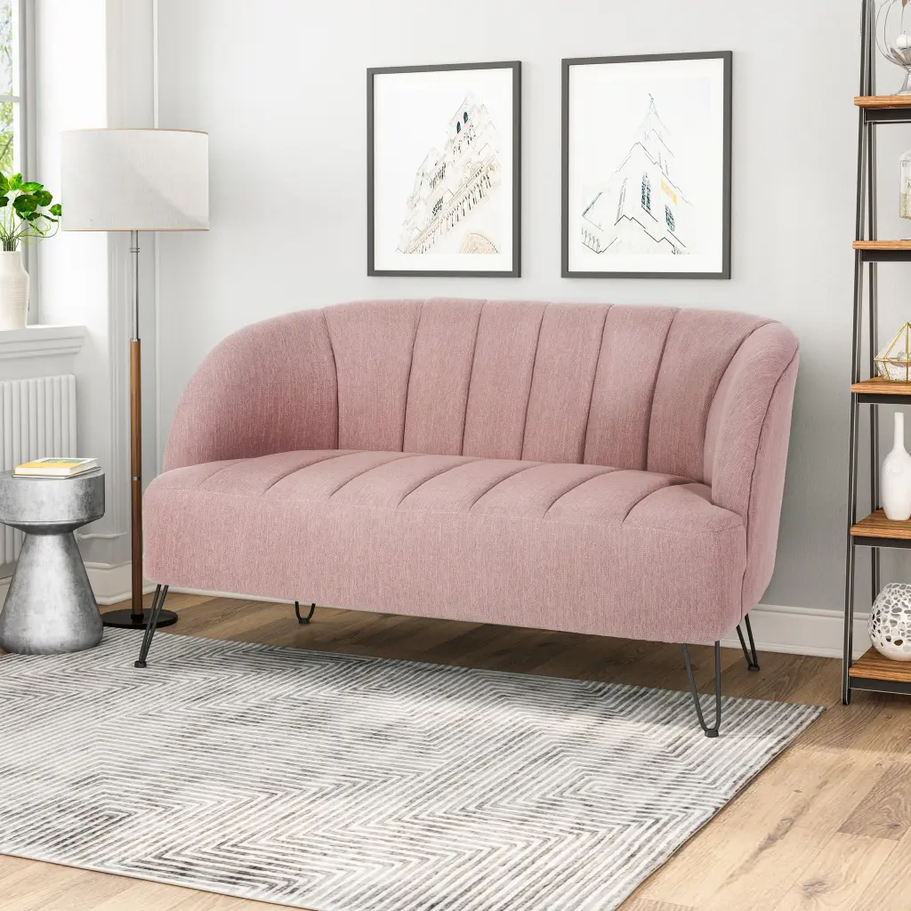 DeeHome Loveseat Modern Living Room Sofa Comfortable Couch Small Spaces
