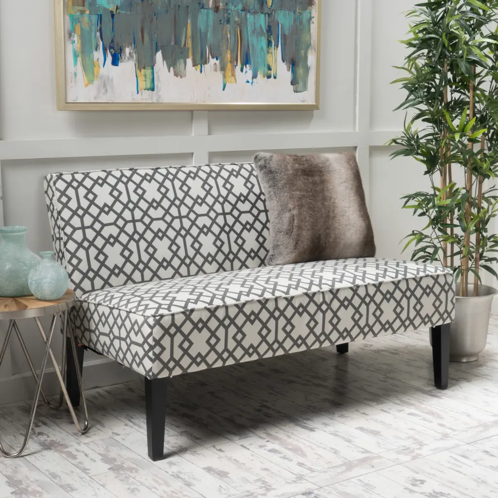 DeeHome Loveseat - Simple and Comfortable Double Seat Sofa
