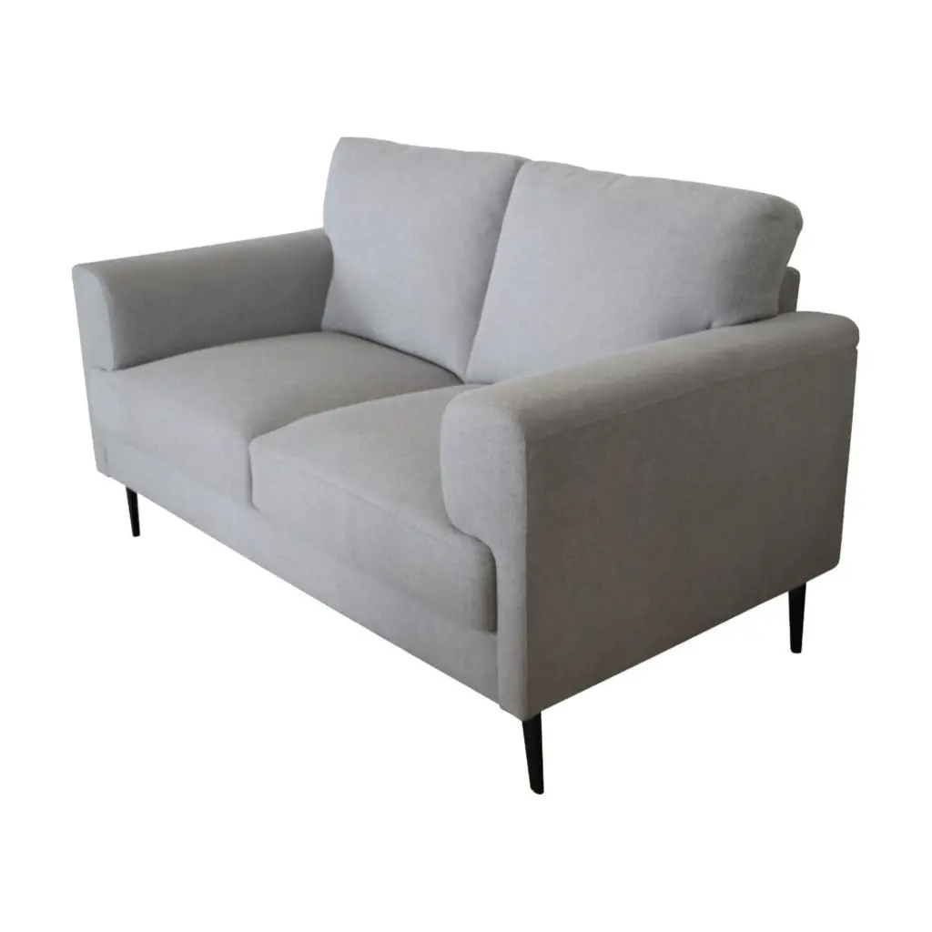 Ergode Loveseat Light Gray Linen Comfortable 2-Seater Sofa Living Room