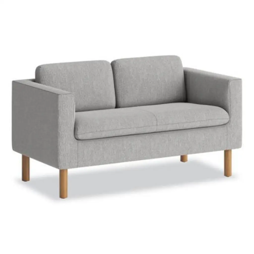 HON Parkwyn Series Loveseat 53.5w x 26.75d x 29h Gray HVLVL2.GRY02 - Office and Home Use