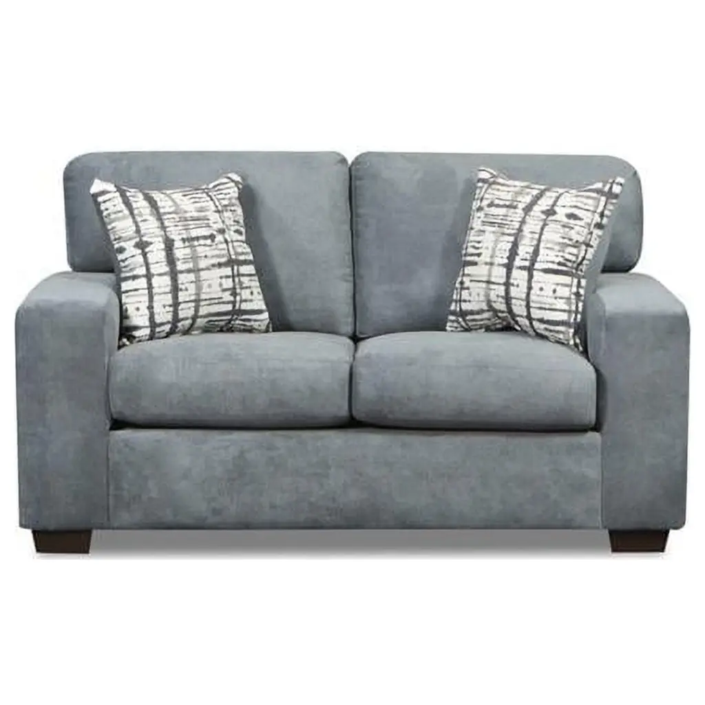 Elaine Loveseat Sofa Dusk Fabric Living Room KD Gabinete
