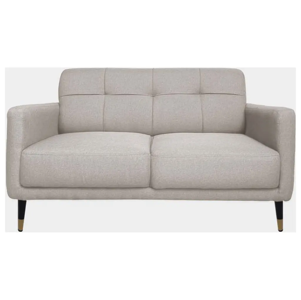 Euro Love Seat Sand Color Komfy Furniture