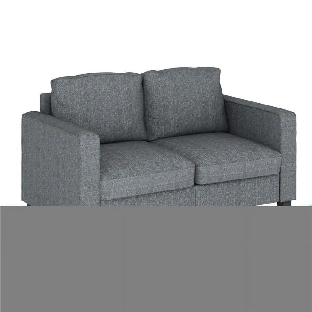 Bayonne Modern Upholstered Loveseat Gunmetal Lauren Ralph Lauren