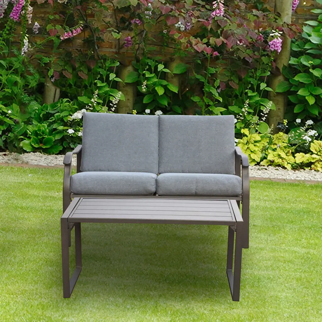 LOVESEAT AND TEAPOY Set Mushroom Color MMTX