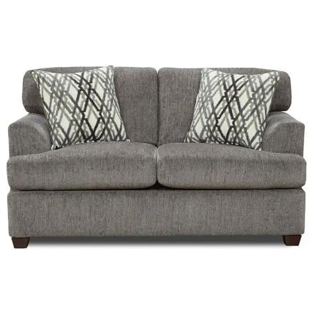 Neo Living NL750-ASH-LOVE Milo Loveseat Sofa Ash Contemporary Style