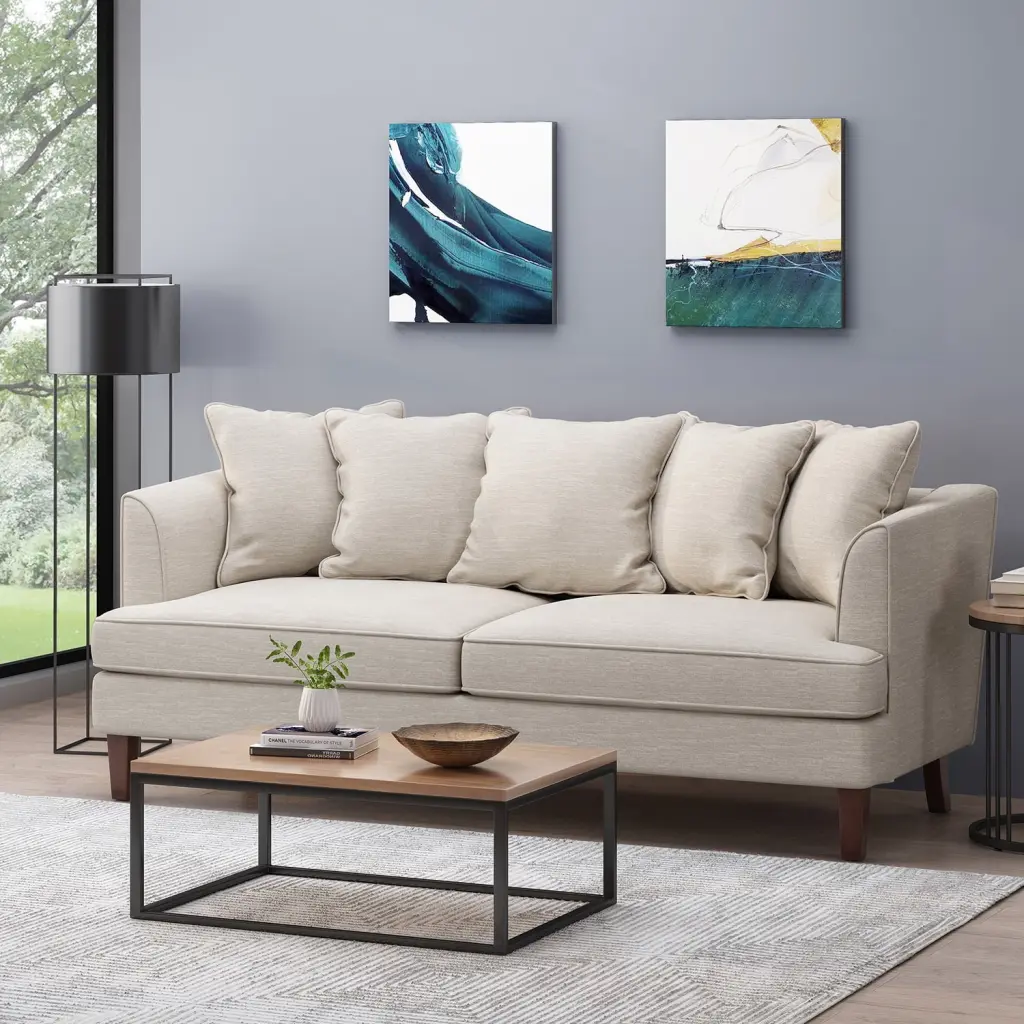Resenkos Loveseat Sofa Comfy Couches Living Room Small Couch Bedroom