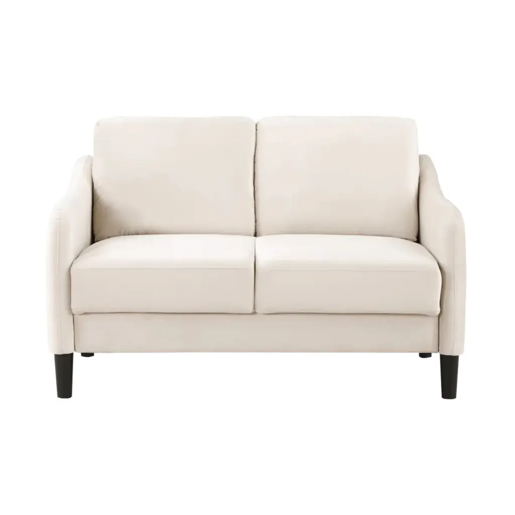 51.5 Inch Loveseat Sofa Small Couch Living Room or Bedroom Beige unknown