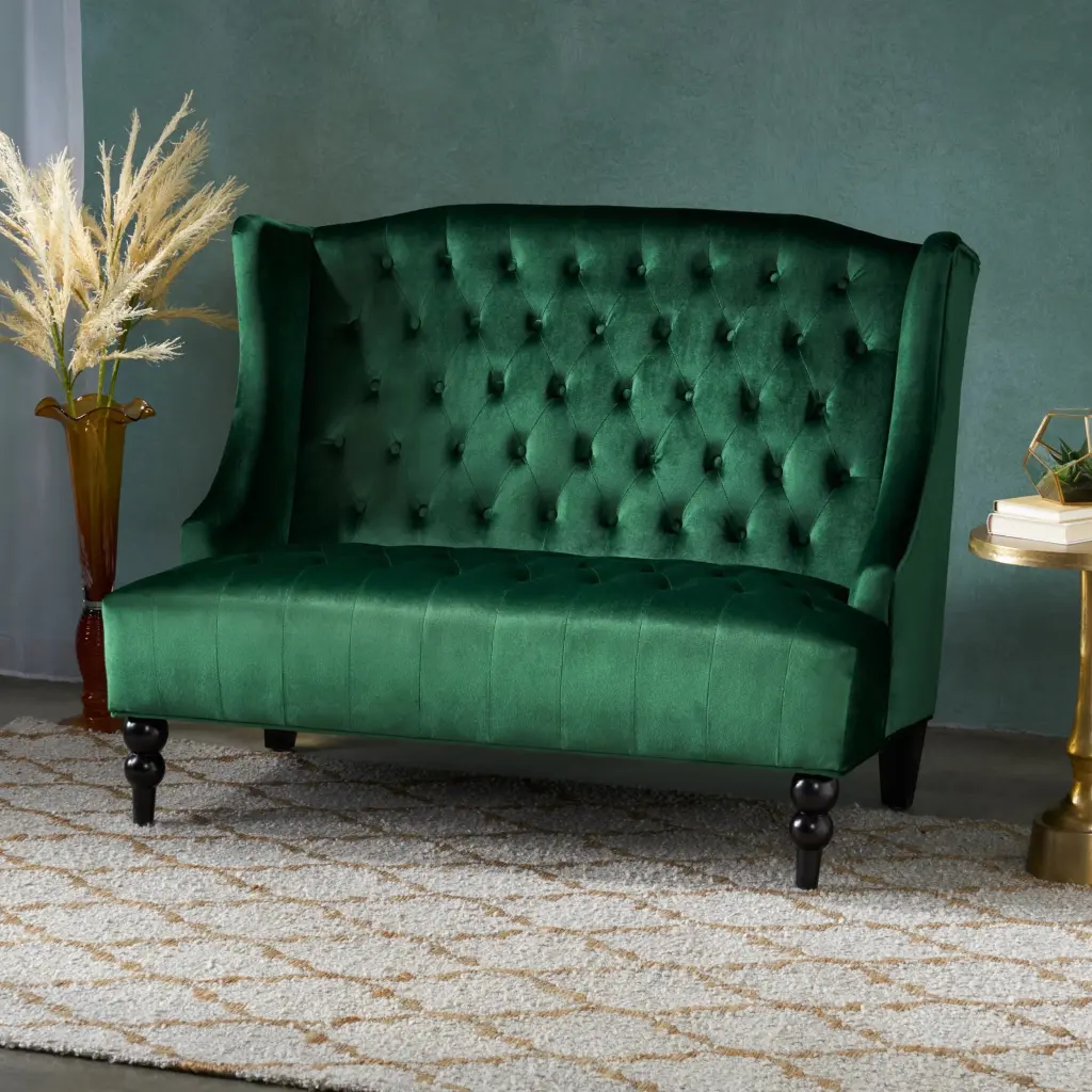 Contemporary Loveseat - Stylish Two-Seater Sofa Home unknown