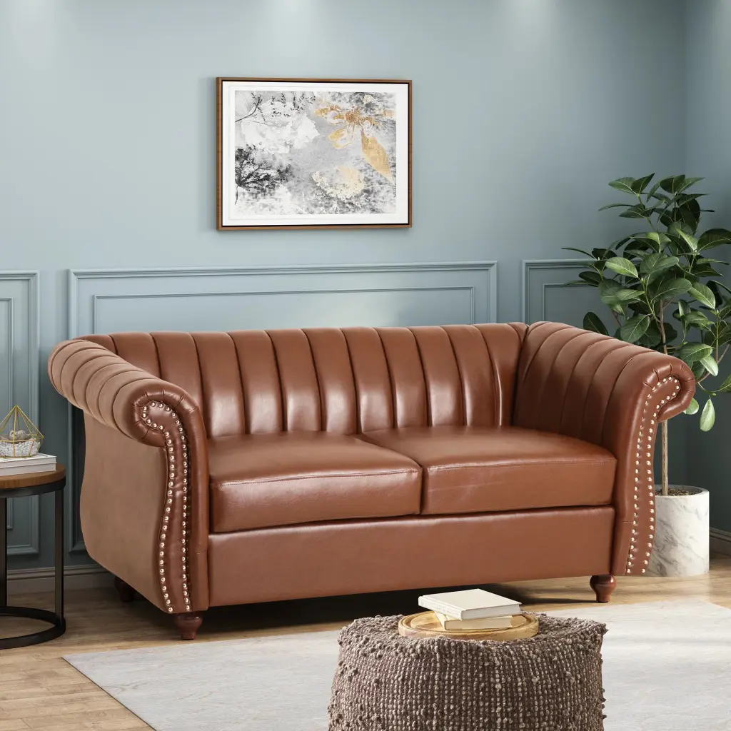 Modern Loveseat - Stylish Compact Sofa Small Spaces unknown