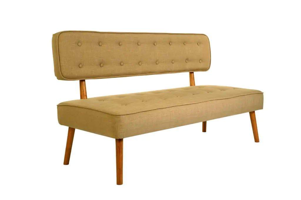 Zeon Milky Brown Westwood Loveseat 2-Seat Sofa Modern Living Room