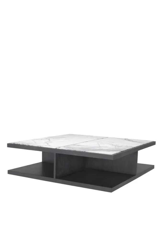 Square Marble Top Coffee Table Eichholtz Miguel Luxury Living Room Center Table