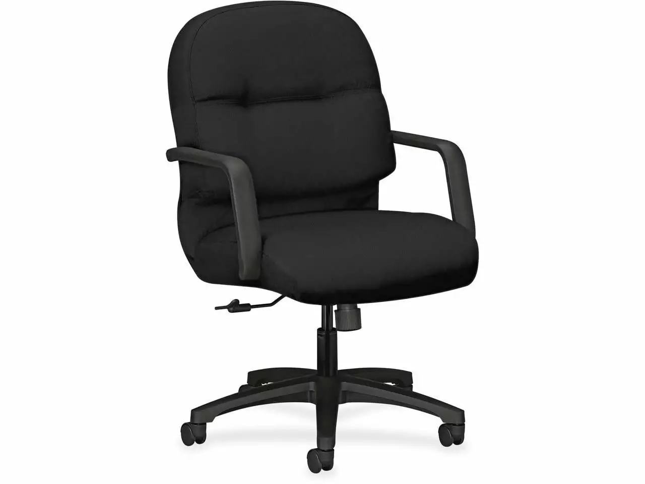 HON Mgr Mid Back Chair Arms 26.25x28.75x41.75 Black