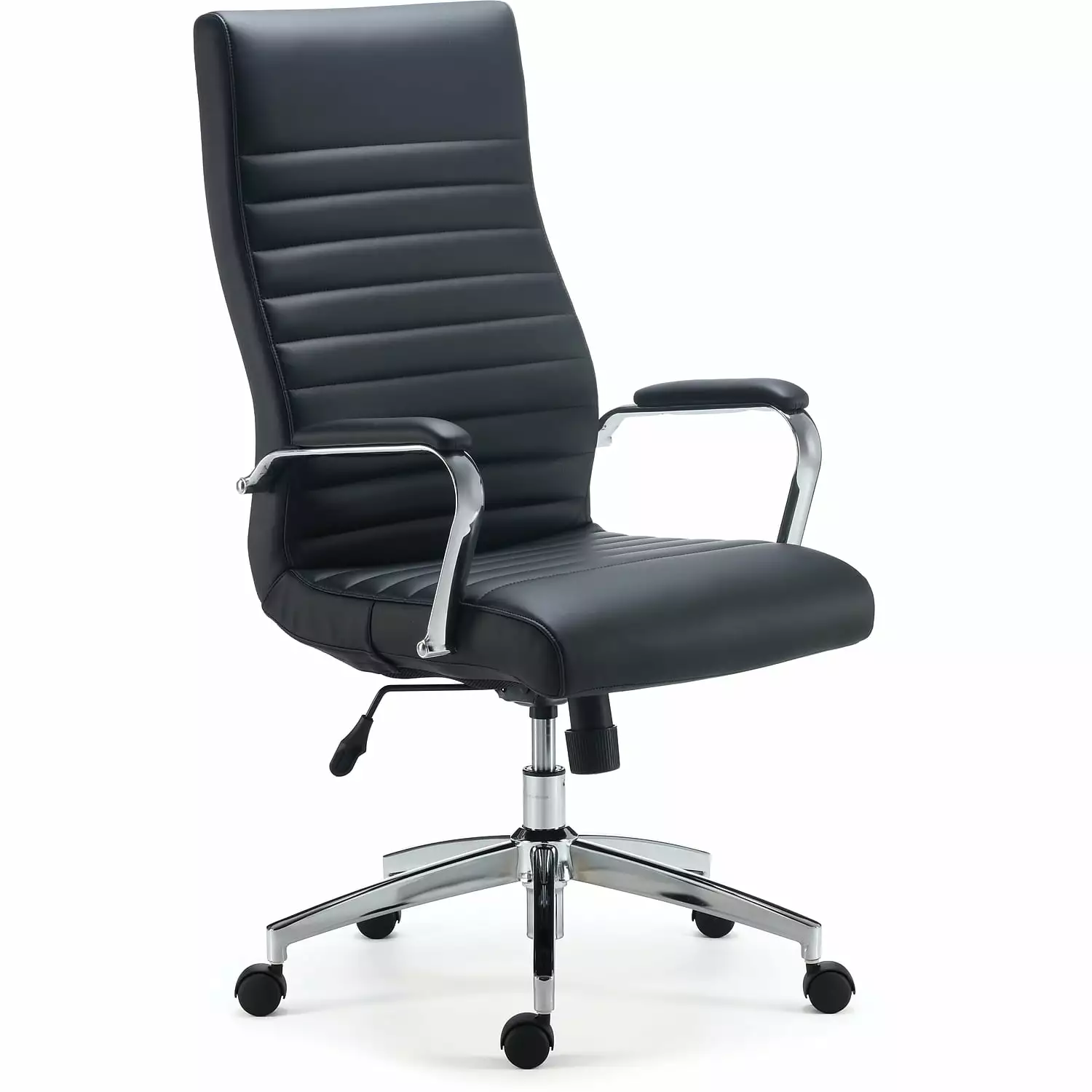 Staples Bentura Bonded Leather Manager's Chair Black - Executive Office Chair