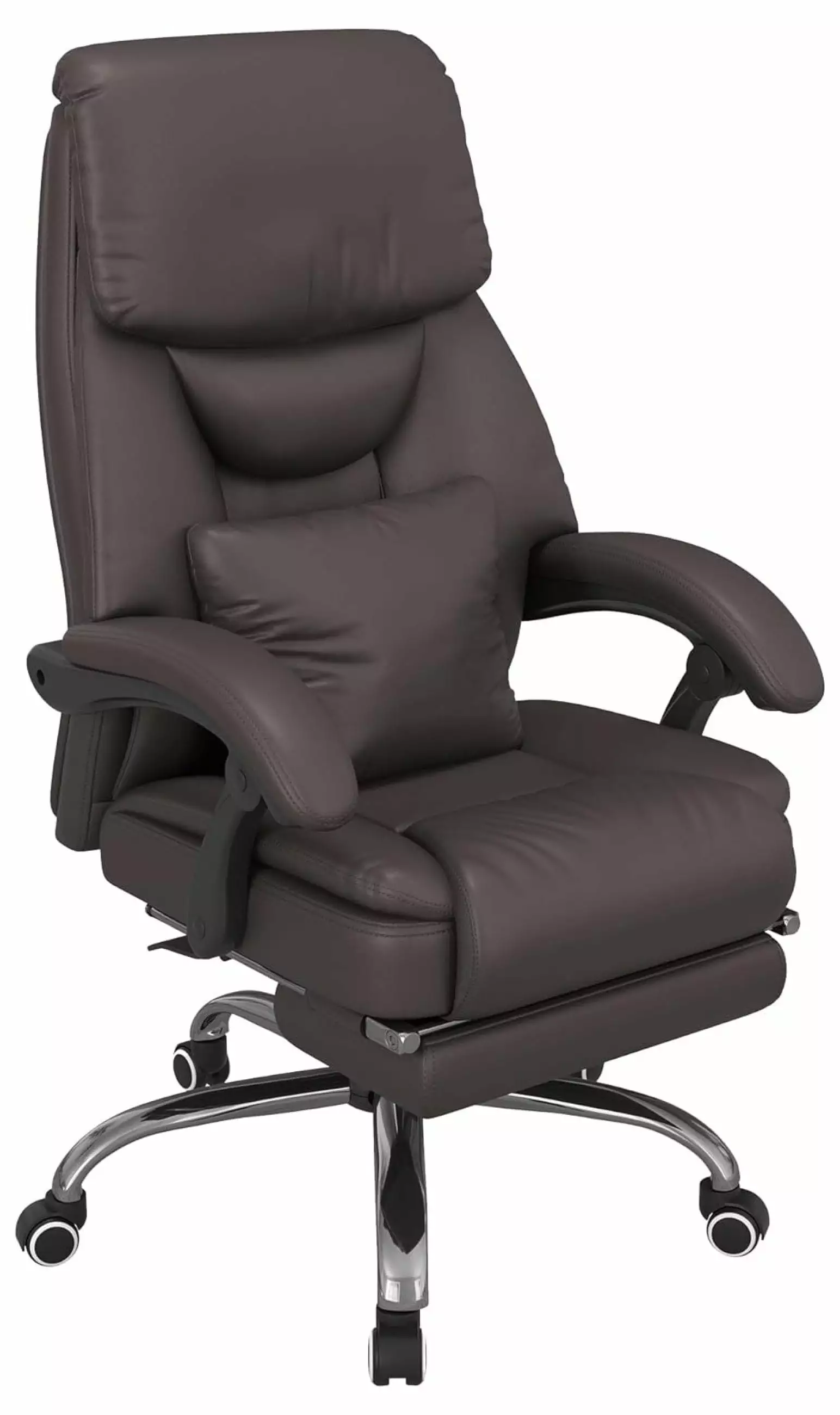 ZQRPCA Kneading Massage Office Chair Reclining Executive Office Chair PU Leather High Back Computer Chair Lumbar Cushion F...