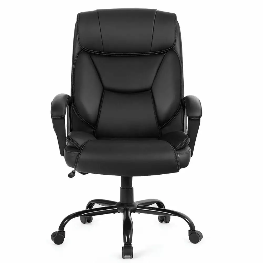 Resenkos Massage Executive Office Chair 6 Vibrating Points Black Home Office Computer Desk Chair