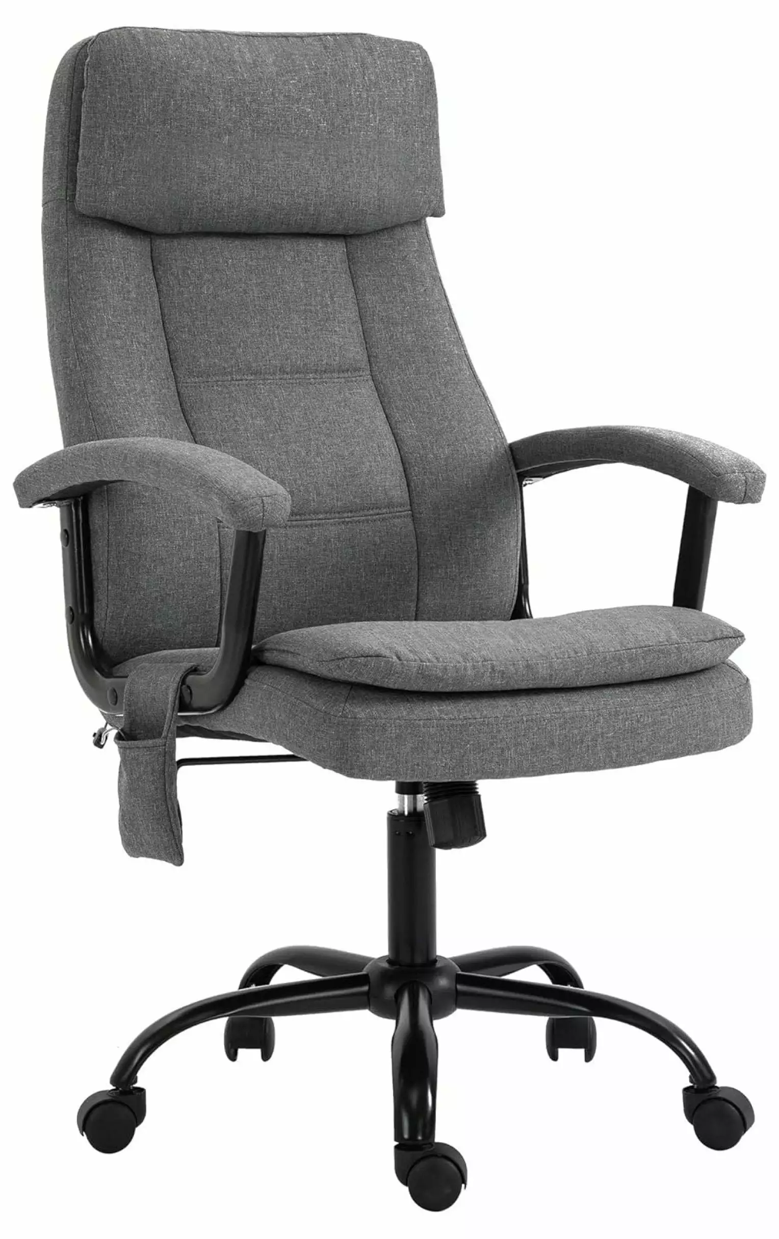 ZQRPCA Executive Massage Office Chair 2-Point Lumbar Massage and USB Power