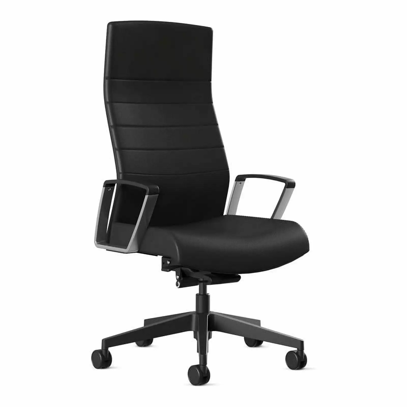 Bowery Hill 21.5 Black Modern Metal Mesh High-Back Executive Chair