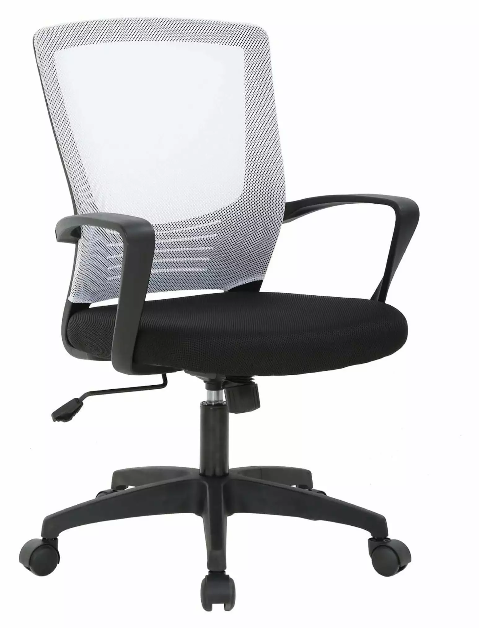 Simple Home White Ergonomic Mesh Office Chair Lumbar Support Back Pain LcXctD