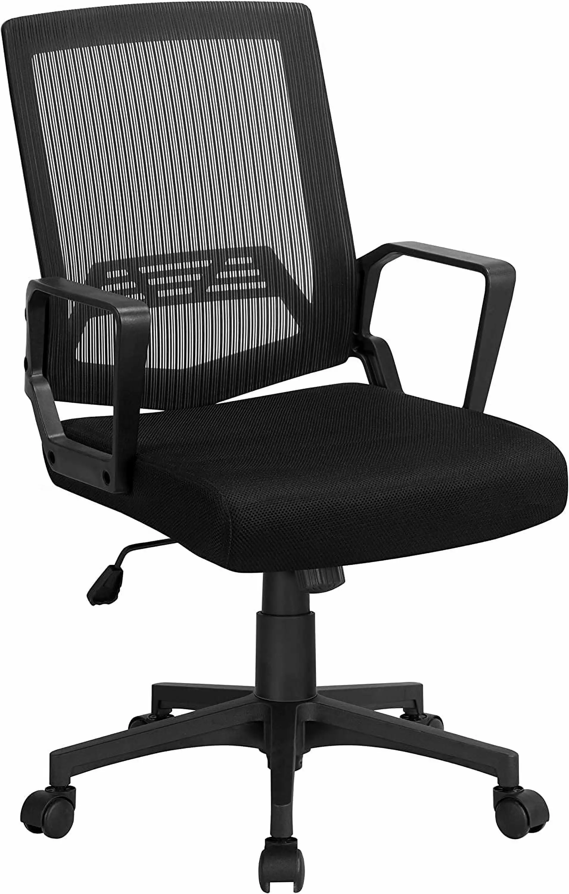 Black Ergonomic Mesh Office Chair Lumbar Support Men and Women LHY