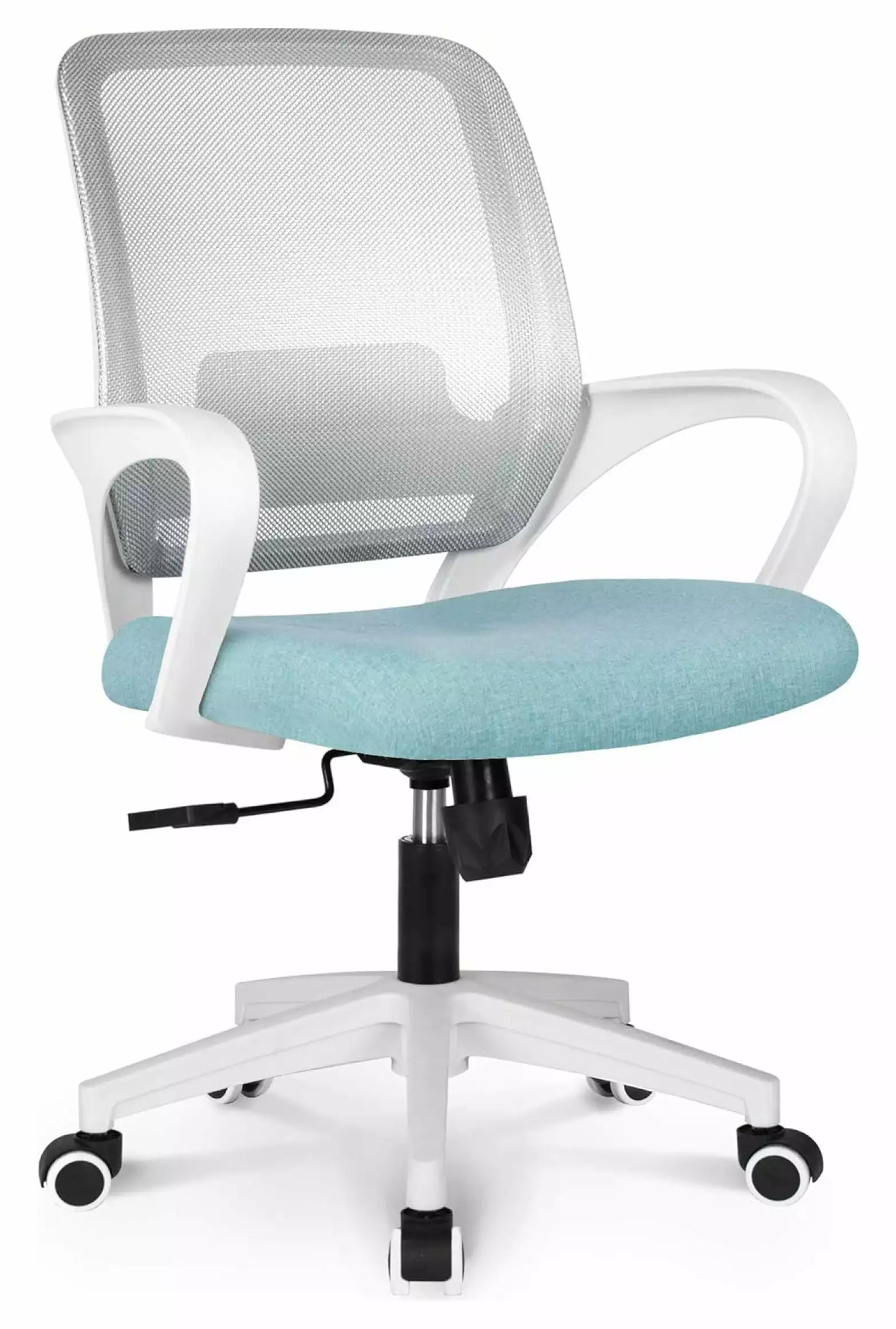 YOSITiuu Ergonomic Office Chair Lumbar Support Mesh Computer Desk Chair Pastel Mint