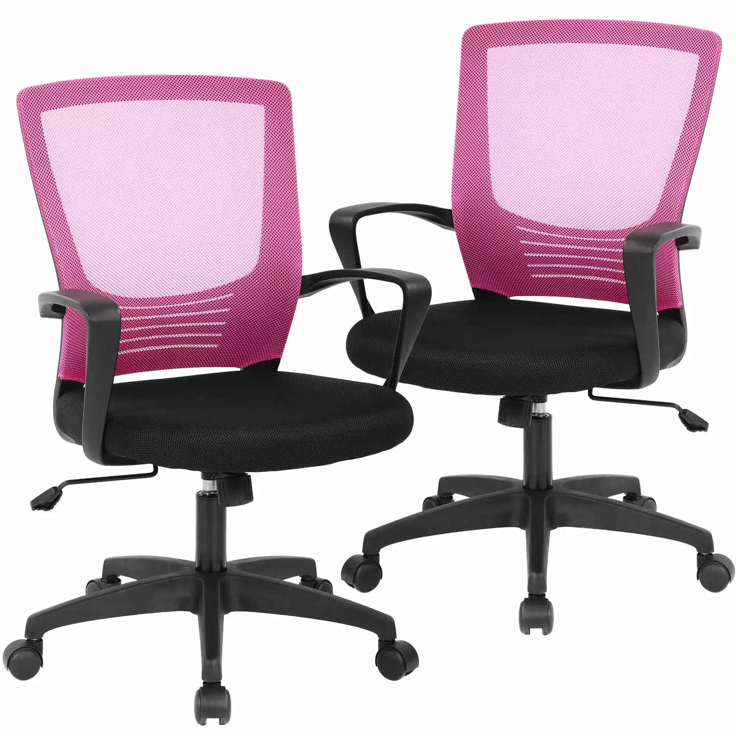 Office Chair Ergonomic Cheap Desk Chair Mesh Computer Chair Rolling Swivel Modern Executive Chair Adjustable Stool Back Su...