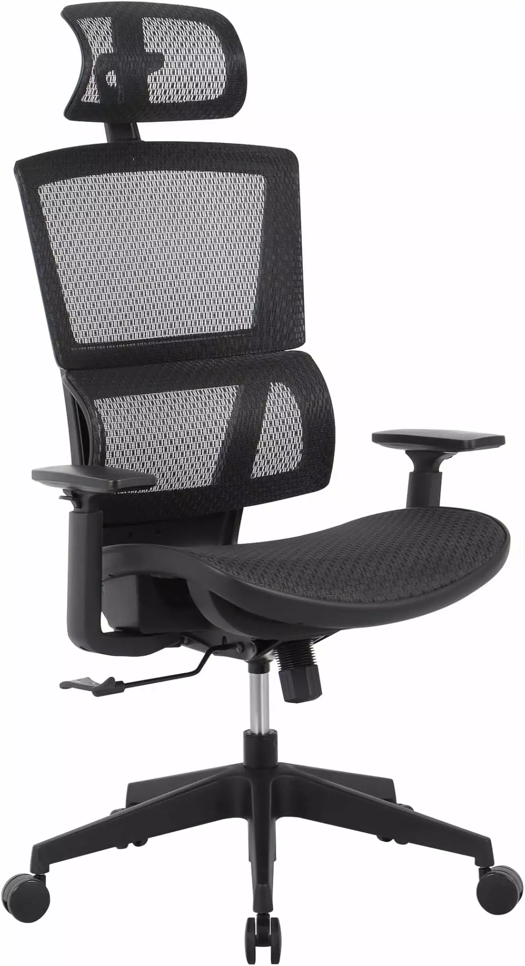 HUHAN Radano Mesh High Back Executive Office Chair Black BIFMA Compliant