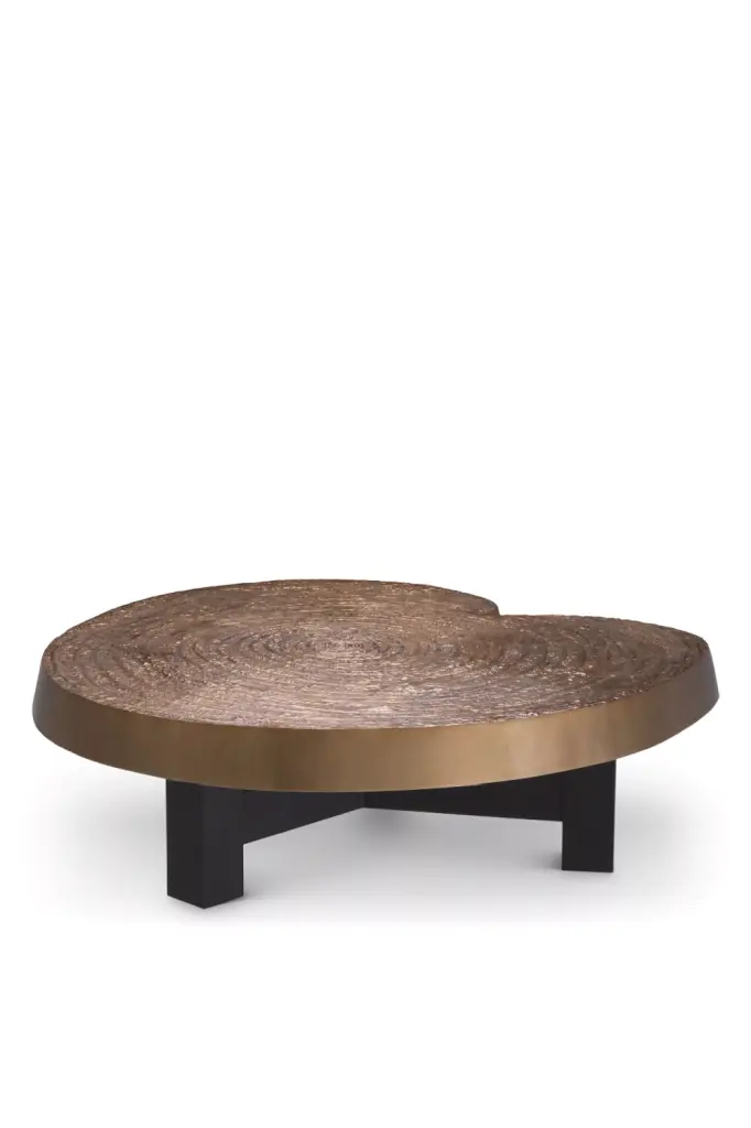 Antique Gold Finish Coffee Table Eichholtz Anabelle