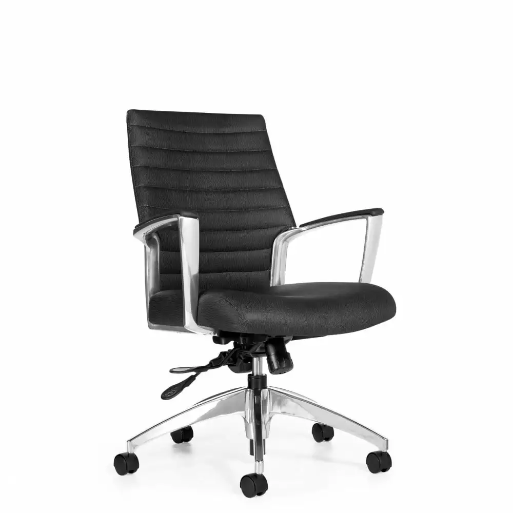 Accord Mid Back Executive Desk Chair Adjustable Height Cubicles