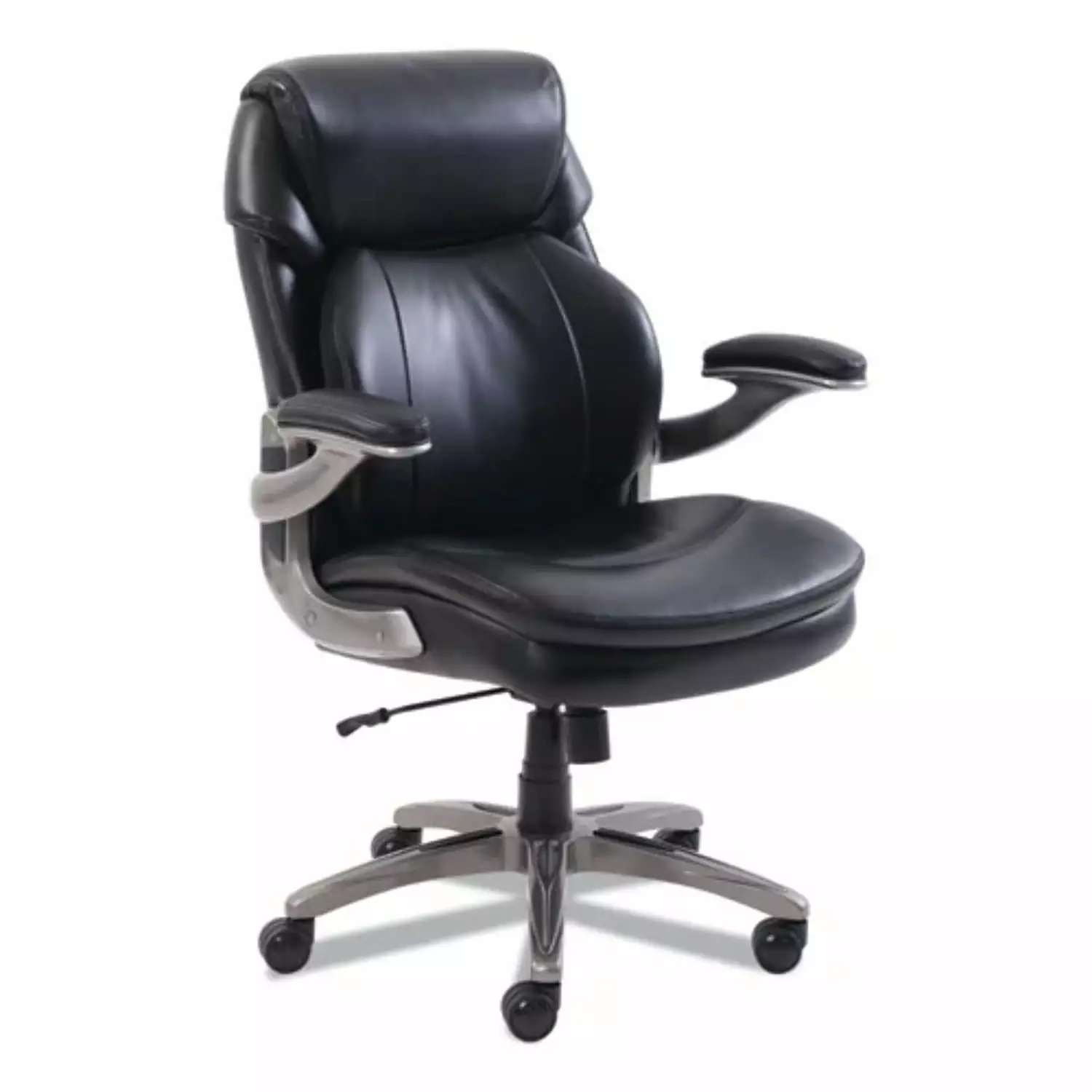 Cosset Mid-back Executive Chair Supports Up To 275 Lb Black Seat Slate Base unknown