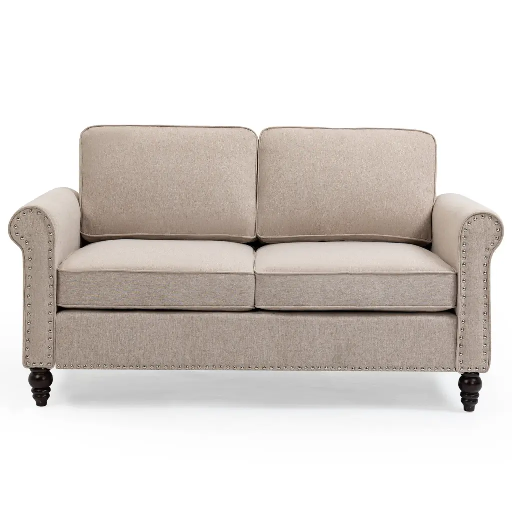 Mid Century Modern Loveseat Sofa 68.2 Inches Stylish Living Room Yeah Depot