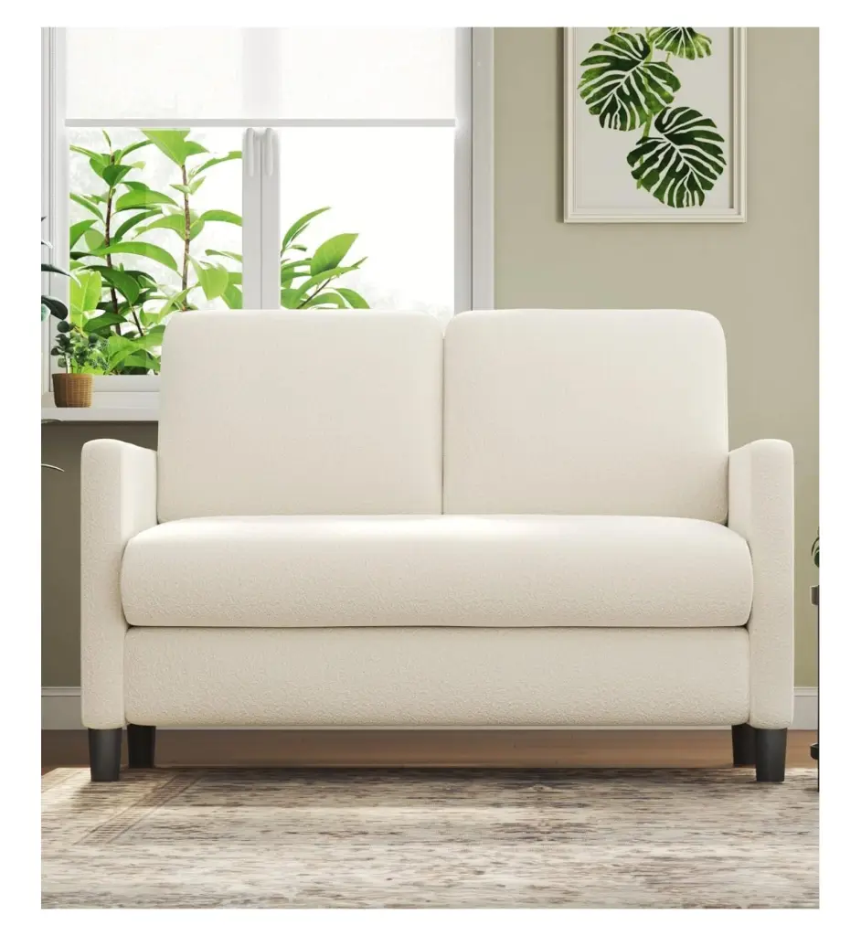 Ergode Andy Accent Chair Mid-Century Modern Button-Tufted Fabric Chair Espresso XylehR