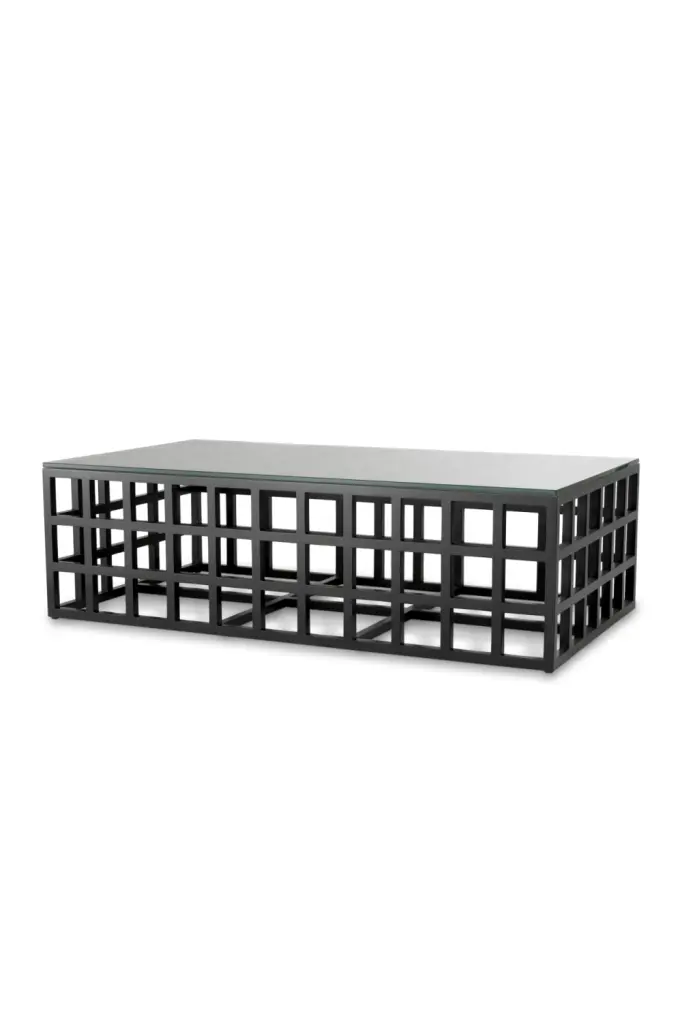 Eichholtz Cubico Black Framework Coffee Table