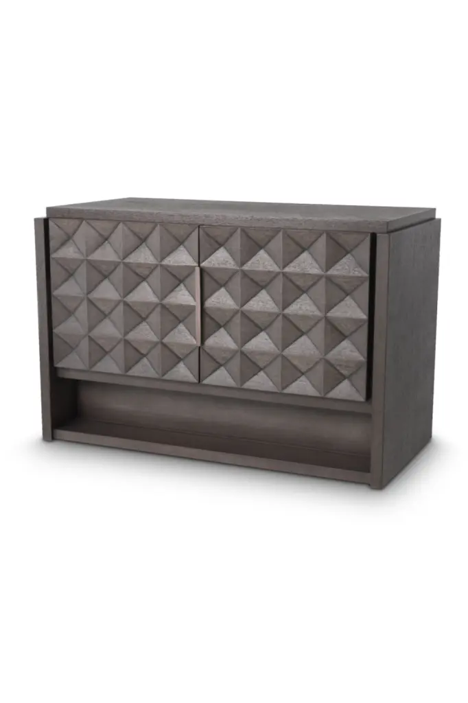 Geometric Meranti Wood Dresser Eichholtz Jane S Contemporary Bedroom Dresser