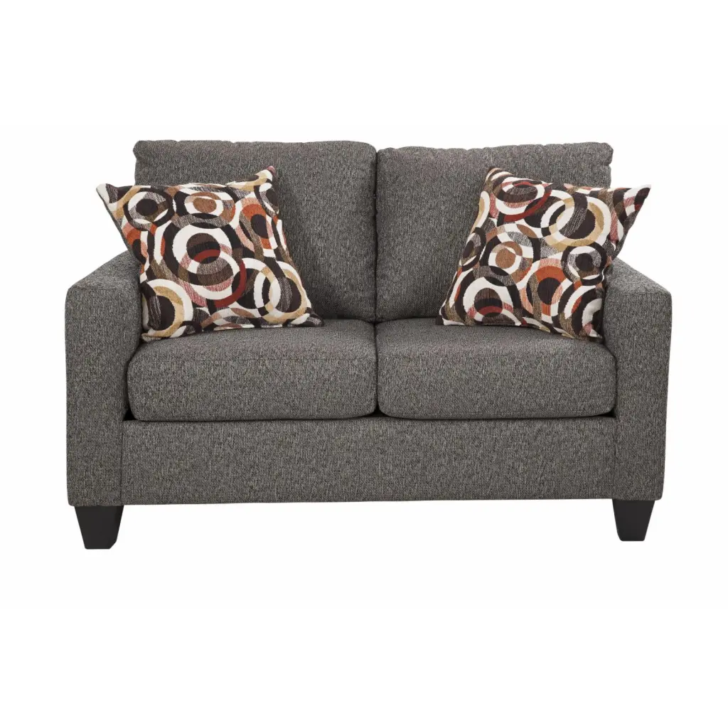 American Furniture Classics Urban Loft Charcoal Gray Loveseat